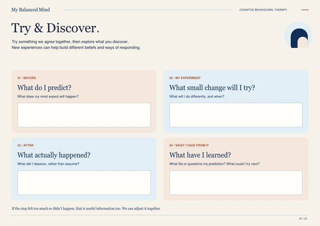 Preview of Try & Discover